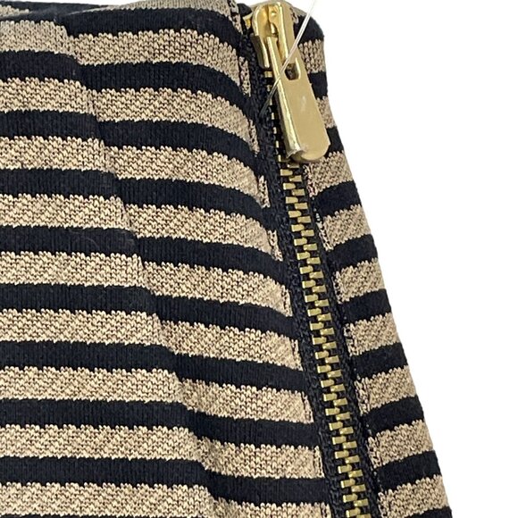 Chicos Black Label Ankle Pants Black Gold Stripes Size 0 US Size S u - Picture 4 of 12